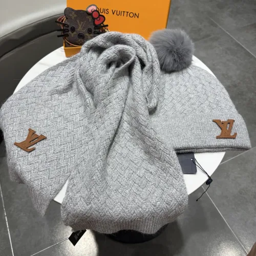 Cheap Louis Vuitton LV Hat and Scarf Set #1407587 Replica Wholesale [$68.00 USD] [ITEM#1407587] on Replica Louis Vuitton LV Hat and Scarf and Glove Set