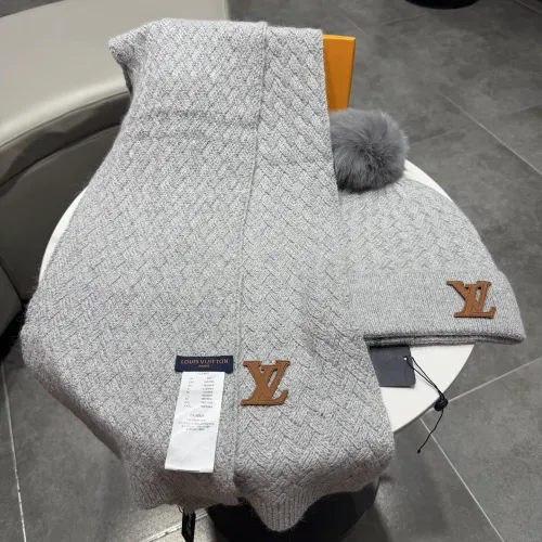 Cheap Louis Vuitton LV Hat and Scarf Set #1407587 Replica Wholesale [$68.00 USD] [ITEM#1407587] on Replica Louis Vuitton LV Hat and Scarf and Glove Set