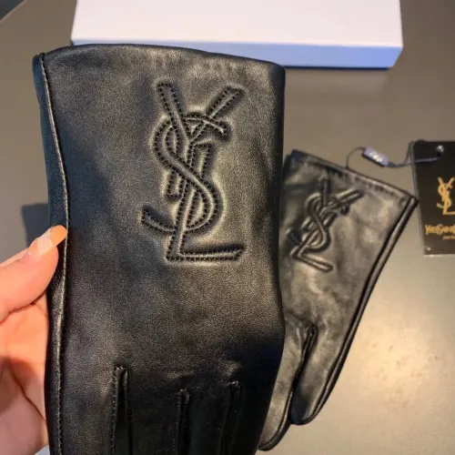 Cheap Yves Saint Laurent Gloves For Women #1407598 Replica Wholesale [$42.00 USD] [ITEM#1407598] on Replica Yves Saint Laurent Gloves