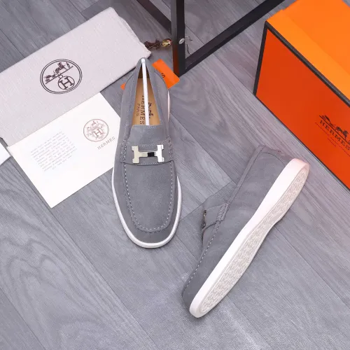 Cheap Hermes Leather Shoes For Men #1407760 Replica Wholesale [$102.00 USD] [ITEM#1407760] on Replica Hermes Leather Shoes