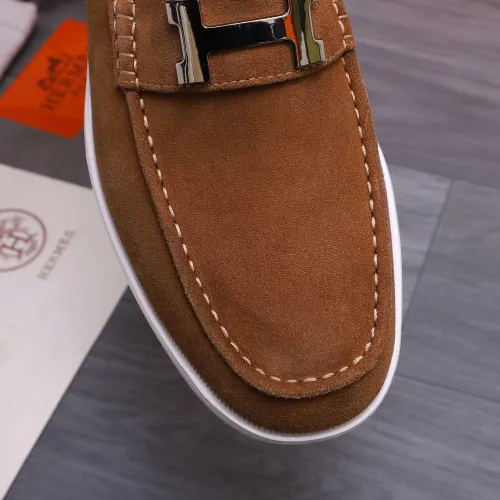 Cheap Hermes Leather Shoes For Men #1407762 Replica Wholesale [$102.00 USD] [ITEM#1407762] on Replica Hermes Leather Shoes
