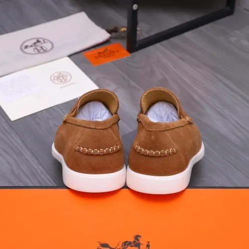 Cheap Hermes Leather Shoes For Men #1407762 Replica Wholesale [$102.00 USD] [ITEM#1407762] on Replica Hermes Leather Shoes
