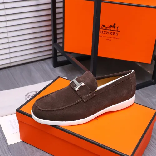 Cheap Hermes Leather Shoes For Men #1407763 Replica Wholesale [$102.00 USD] [ITEM#1407763] on Replica Hermes Leather Shoes