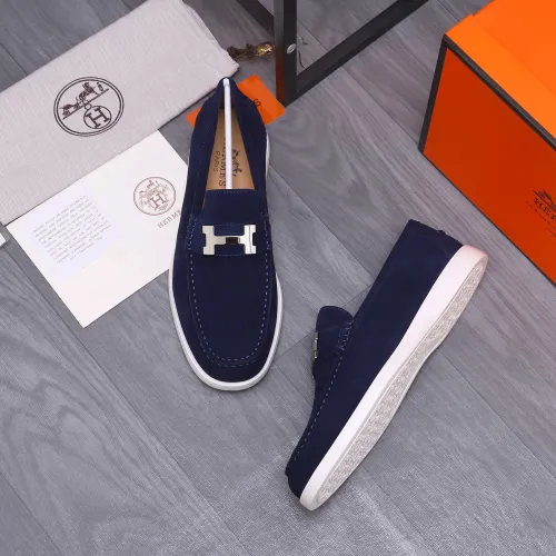 Cheap Hermes Leather Shoes For Men #1407765 Replica Wholesale [$102.00 USD] [ITEM#1407765] on Replica Hermes Leather Shoes