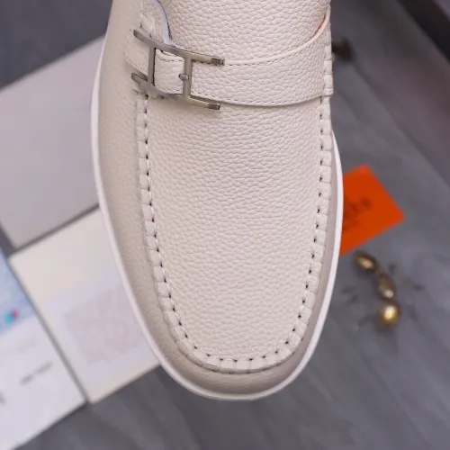 Cheap Hermes Leather Shoes For Men #1407767 Replica Wholesale [$102.00 USD] [ITEM#1407767] on Replica Hermes Leather Shoes