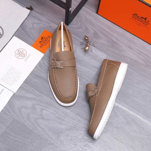 Cheap Hermes Leather Shoes For Men #1407768 Replica Wholesale [$102.00 USD] [ITEM#1407768] on Replica Hermes Leather Shoes