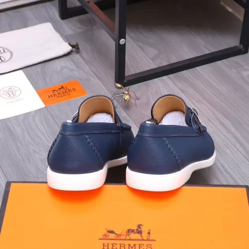 Cheap Hermes Leather Shoes For Men #1407770 Replica Wholesale [$102.00 USD] [ITEM#1407770] on Replica Hermes Leather Shoes