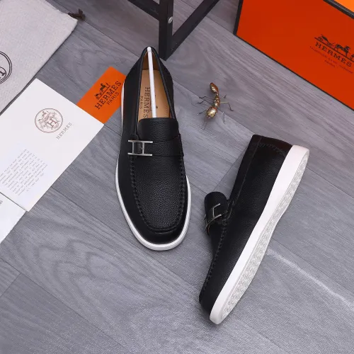 Cheap Hermes Leather Shoes For Men #1407775 Replica Wholesale [$102.00 USD] [ITEM#1407775] on Replica Hermes Leather Shoes