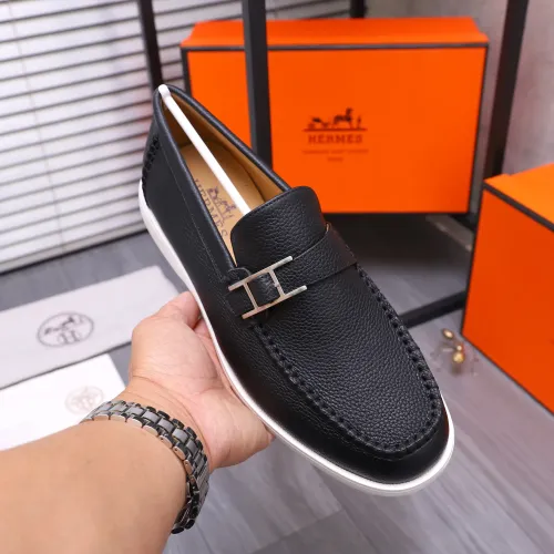 Cheap Hermes Leather Shoes For Men #1407775 Replica Wholesale [$102.00 USD] [ITEM#1407775] on Replica Hermes Leather Shoes