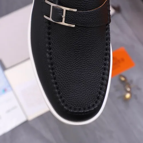 Cheap Hermes Leather Shoes For Men #1407775 Replica Wholesale [$102.00 USD] [ITEM#1407775] on Replica Hermes Leather Shoes