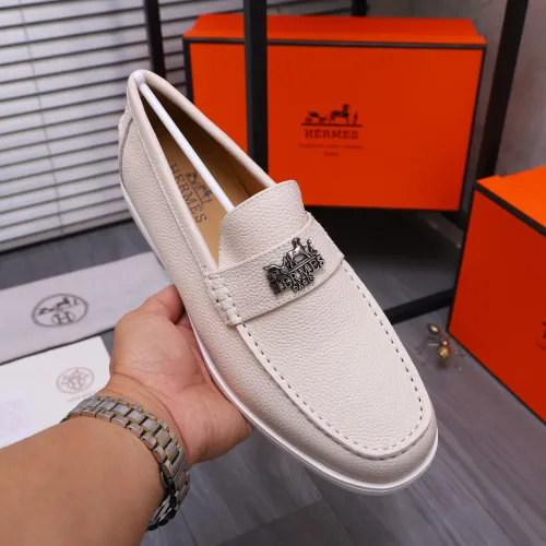 Cheap Hermes Leather Shoes For Men #1407778 Replica Wholesale [$102.00 USD] [ITEM#1407778] on Replica Hermes Leather Shoes