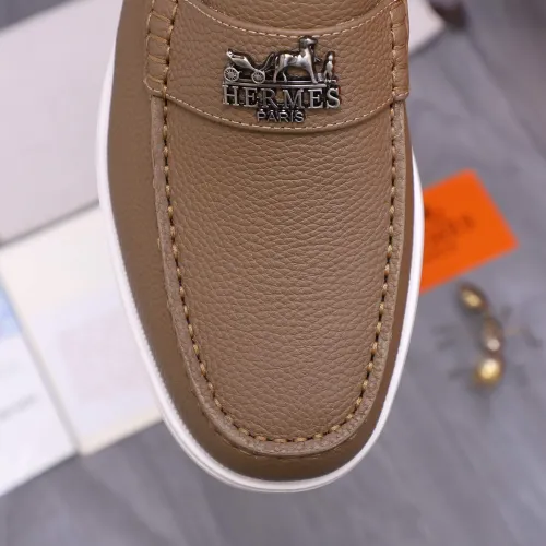Cheap Hermes Leather Shoes For Men #1407781 Replica Wholesale [$102.00 USD] [ITEM#1407781] on Replica Hermes Leather Shoes