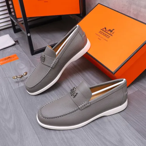 Cheap Hermes Leather Shoes For Men #1407782 Replica Wholesale [$102.00 USD] [ITEM#1407782] on Replica Hermes Leather Shoes