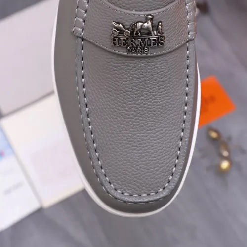 Cheap Hermes Leather Shoes For Men #1407782 Replica Wholesale [$102.00 USD] [ITEM#1407782] on Replica Hermes Leather Shoes