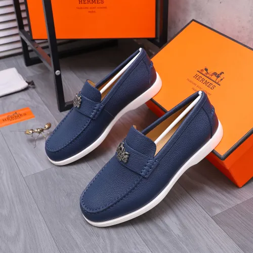Cheap Hermes Leather Shoes For Men #1407785 Replica Wholesale [$102.00 USD] [ITEM#1407785] on Replica Hermes Leather Shoes