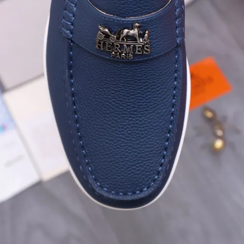 Cheap Hermes Leather Shoes For Men #1407785 Replica Wholesale [$102.00 USD] [ITEM#1407785] on Replica Hermes Leather Shoes