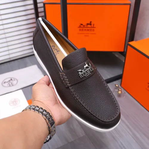 Cheap Hermes Leather Shoes For Men #1407786 Replica Wholesale [$102.00 USD] [ITEM#1407786] on Replica Hermes Leather Shoes