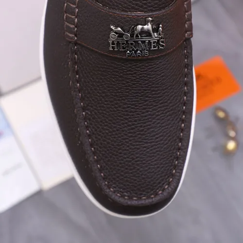 Cheap Hermes Leather Shoes For Men #1407786 Replica Wholesale [$102.00 USD] [ITEM#1407786] on Replica Hermes Leather Shoes