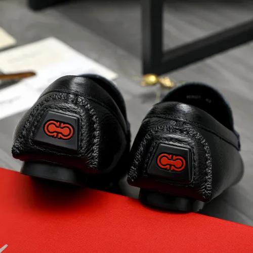 Cheap Salvatore Ferragamo Leather Shoes For Men #1407791 Replica Wholesale [$82.00 USD] [ITEM#1407791] on Replica Salvatore Ferragamo Leather Shoes