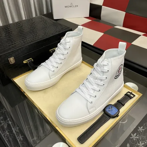 Cheap Moncler High Tops Shoes For Men #1407837 Replica Wholesale [$85.00 USD] [ITEM#1407837] on Replica Moncler High Tops Shoes
