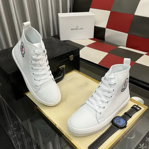 Cheap Moncler High Tops Shoes For Men #1407837 Replica Wholesale [$85.00 USD] [ITEM#1407837] on Replica Moncler High Tops Shoes