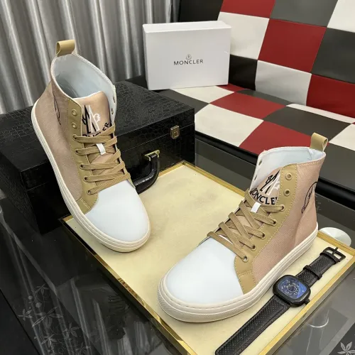 Cheap Moncler High Tops Shoes For Men #1407838 Replica Wholesale [$85.00 USD] [ITEM#1407838] on Replica Moncler High Tops Shoes