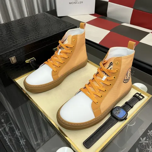 Cheap Moncler High Tops Shoes For Men #1407839 Replica Wholesale [$85.00 USD] [ITEM#1407839] on Replica Moncler High Tops Shoes