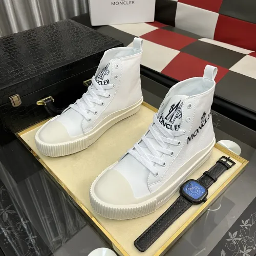 Cheap Moncler High Tops Shoes For Men #1407840 Replica Wholesale [$85.00 USD] [ITEM#1407840] on Replica Moncler High Tops Shoes