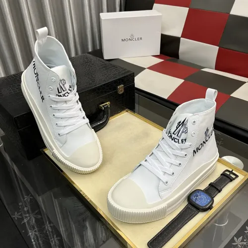 Cheap Moncler High Tops Shoes For Men #1407840 Replica Wholesale [$85.00 USD] [ITEM#1407840] on Replica Moncler High Tops Shoes