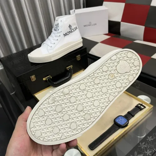 Cheap Moncler High Tops Shoes For Men #1407840 Replica Wholesale [$85.00 USD] [ITEM#1407840] on Replica Moncler High Tops Shoes