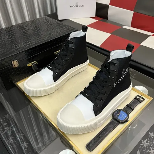 Cheap Moncler High Tops Shoes For Men #1407841 Replica Wholesale [$85.00 USD] [ITEM#1407841] on Replica Moncler High Tops Shoes