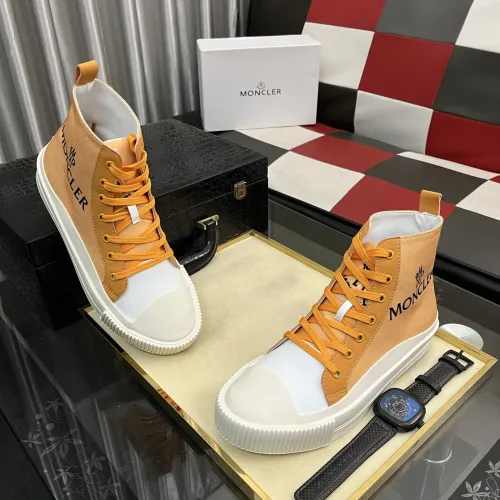Cheap Moncler High Tops Shoes For Men #1407845 Replica Wholesale [$85.00 USD] [ITEM#1407845] on Replica Moncler High Tops Shoes
