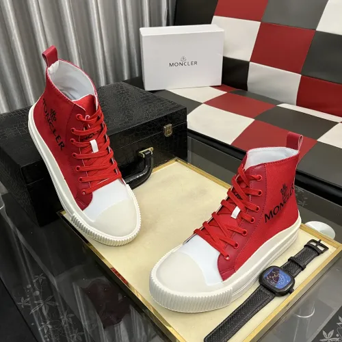 Cheap Moncler High Tops Shoes For Men #1407846 Replica Wholesale [$85.00 USD] [ITEM#1407846] on Replica Moncler High Tops Shoes