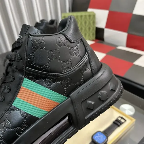 Cheap Gucci High Tops Shoes For Men #1408218 Replica Wholesale [$85.00 USD] [ITEM#1408218] on Replica Gucci High Tops Shoes