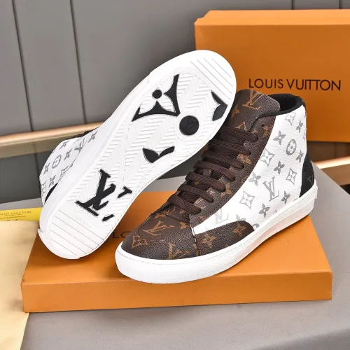 Cheap Louis Vuitton High Tops Shoes For Men #1408219 Replica Wholesale [$85.00 USD] [ITEM#1408219] on Replica Louis Vuitton High Tops Shoes