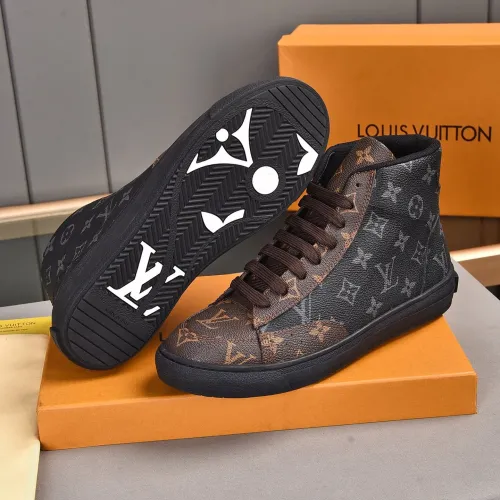 Cheap Louis Vuitton High Tops Shoes For Men #1408220 Replica Wholesale [$85.00 USD] [ITEM#1408220] on Replica Louis Vuitton High Tops Shoes