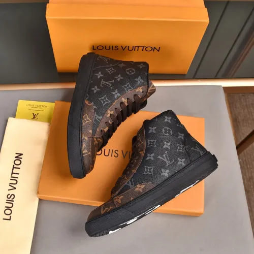 Cheap Louis Vuitton High Tops Shoes For Men #1408220 Replica Wholesale [$85.00 USD] [ITEM#1408220] on Replica Louis Vuitton High Tops Shoes