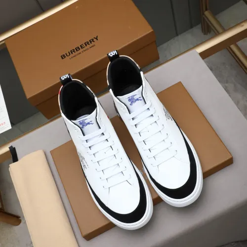 Cheap Burberry High Tops Shoes For Men #1408221 Replica Wholesale [$85.00 USD] [ITEM#1408221] on Replica Burberry High Tops Shoes