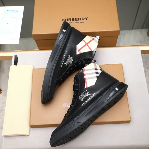 Cheap Burberry High Tops Shoes For Men #1408224 Replica Wholesale [$85.00 USD] [ITEM#1408224] on Replica Burberry High Tops Shoes