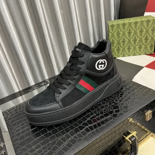 Cheap Gucci High Tops Shoes For Men #1408227 Replica Wholesale [$85.00 USD] [ITEM#1408227] on Replica Gucci High Tops Shoes