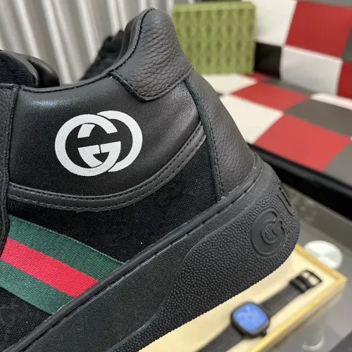 Cheap Gucci High Tops Shoes For Men #1408227 Replica Wholesale [$85.00 USD] [ITEM#1408227] on Replica Gucci High Tops Shoes