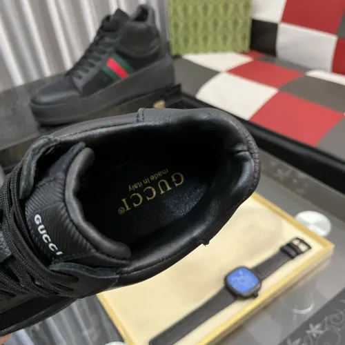 Cheap Gucci High Tops Shoes For Men #1408227 Replica Wholesale [$85.00 USD] [ITEM#1408227] on Replica Gucci High Tops Shoes