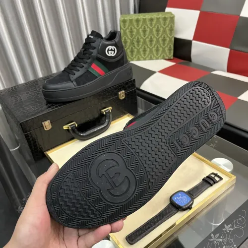 Cheap Gucci High Tops Shoes For Men #1408227 Replica Wholesale [$85.00 USD] [ITEM#1408227] on Replica Gucci High Tops Shoes