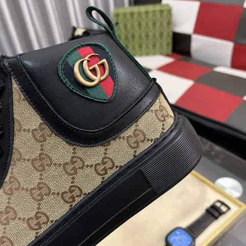 Cheap Gucci High Tops Shoes For Men #1408228 Replica Wholesale [$85.00 USD] [ITEM#1408228] on Replica Gucci High Tops Shoes