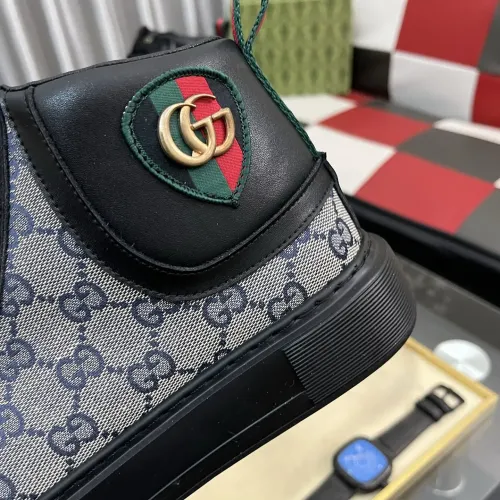 Cheap Gucci High Tops Shoes For Men #1408229 Replica Wholesale [$85.00 USD] [ITEM#1408229] on Replica Gucci High Tops Shoes