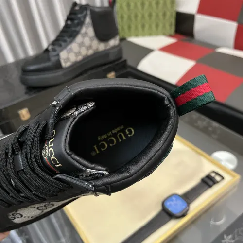 Cheap Gucci High Tops Shoes For Men #1408229 Replica Wholesale [$85.00 USD] [ITEM#1408229] on Replica Gucci High Tops Shoes