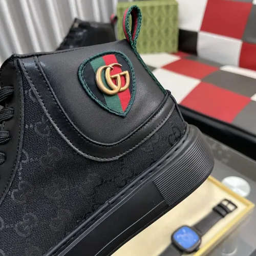 Cheap Gucci High Tops Shoes For Men #1408230 Replica Wholesale [$85.00 USD] [ITEM#1408230] on Replica Gucci High Tops Shoes