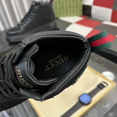 Cheap Gucci High Tops Shoes For Men #1408230 Replica Wholesale [$85.00 USD] [ITEM#1408230] on Replica Gucci High Tops Shoes