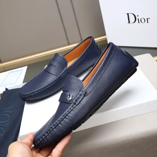 Cheap Christian Dior Leather Shoes For Men #1408266 Replica Wholesale [$80.00 USD] [ITEM#1408266] on Replica Christian Dior Leather Shoes