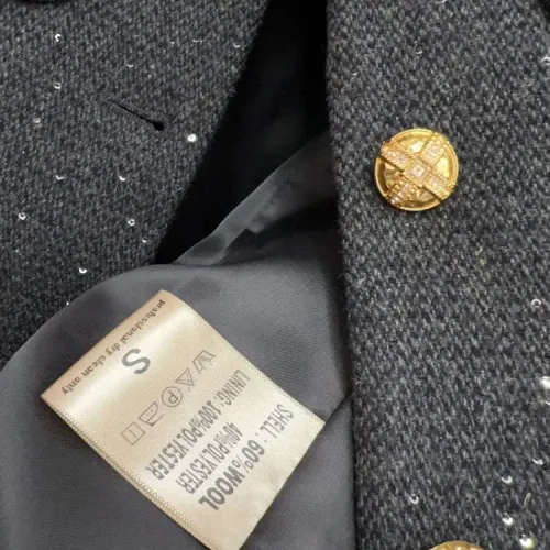 Cheap Chanel Coats Long Sleeved For Women #1408330 Replica Wholesale [$118.00 USD] [ITEM#1408330] on Replica Chanel Coats